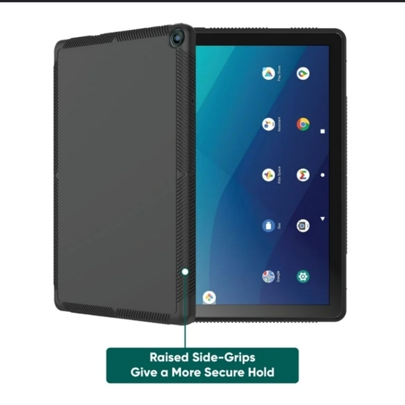 Onn. Protective Grip Tablet Case ( Black ) - Picture 2 of 7